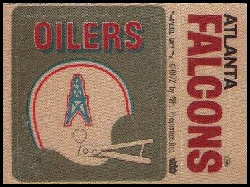 Houston Oilers Helmet Atlanta Falcons Name
